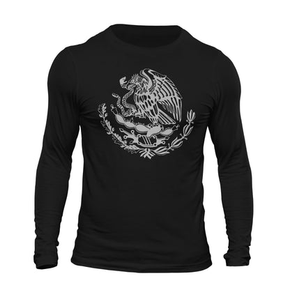 Mexico Mexican Flag Eagle Long Sleeve T-Shirt