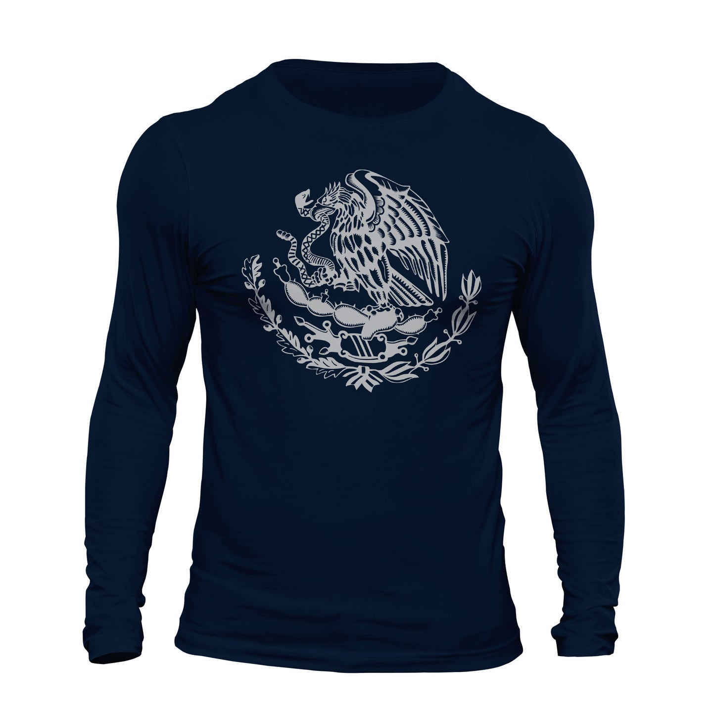 Mexico Mexican Flag Eagle Long Sleeve T-Shirt