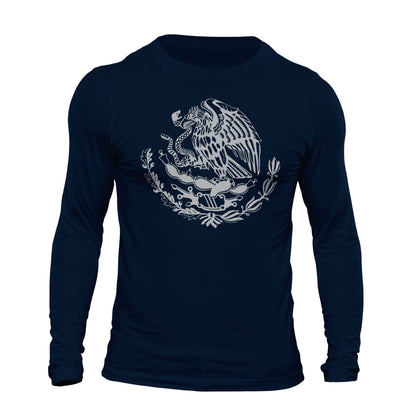 Mexico Mexican Flag Eagle Long Sleeve T-Shirt