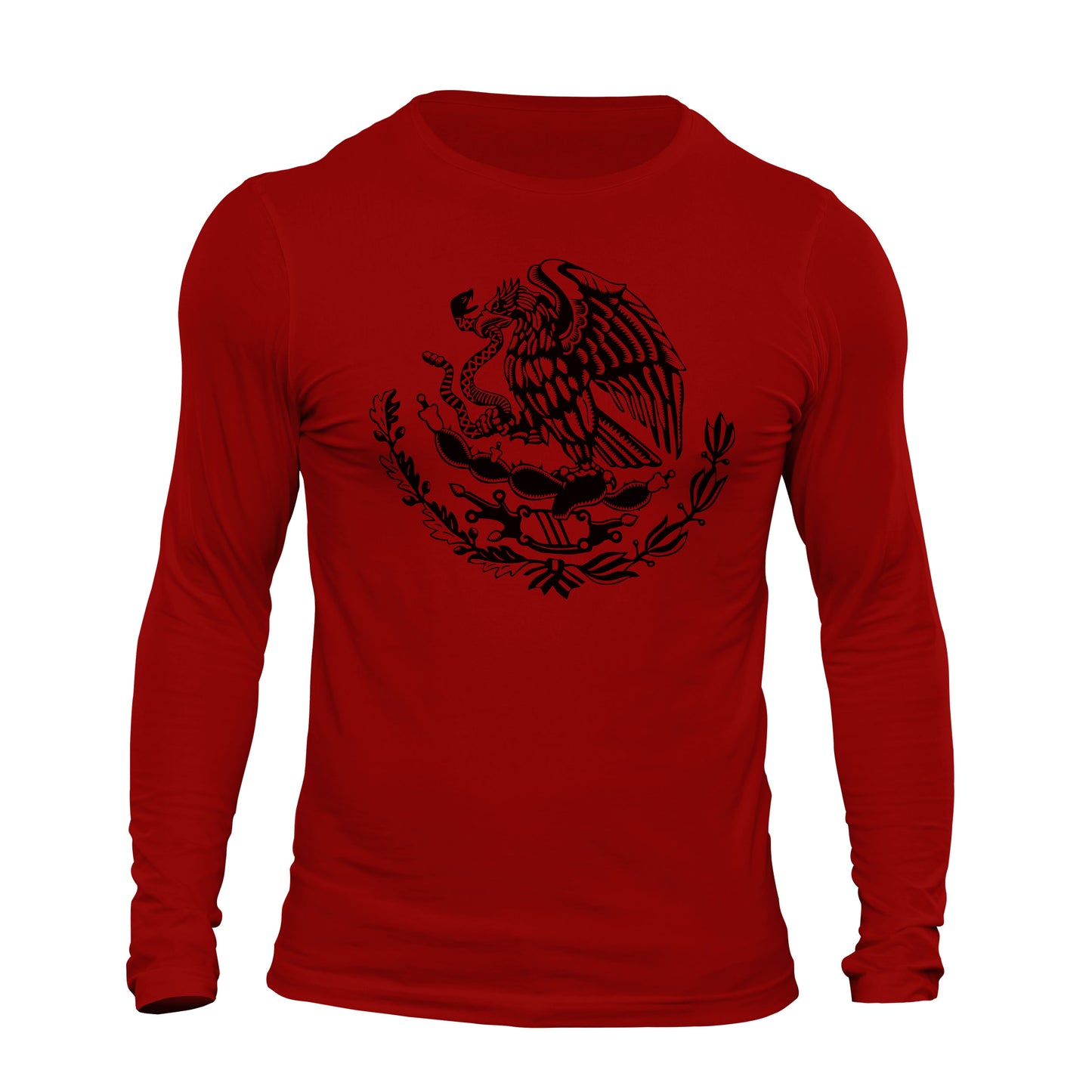 Mexico Mexican Flag Eagle Long Sleeve T-Shirt