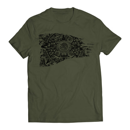 Aztec Empire Mexican Flag  Mesoamerican Culture T-Shirt