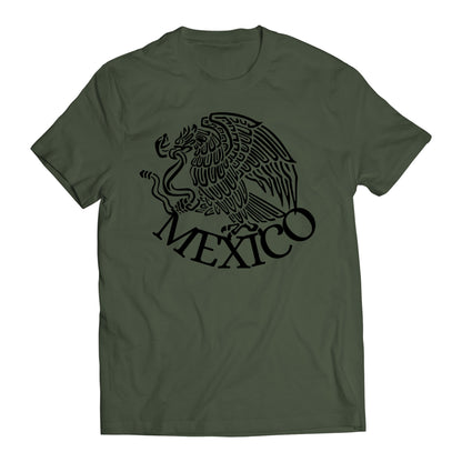 Mexico Mexican Flag Eagle 2.0 Short Sleeve T-Shirt- Playera Patriota De Mexico