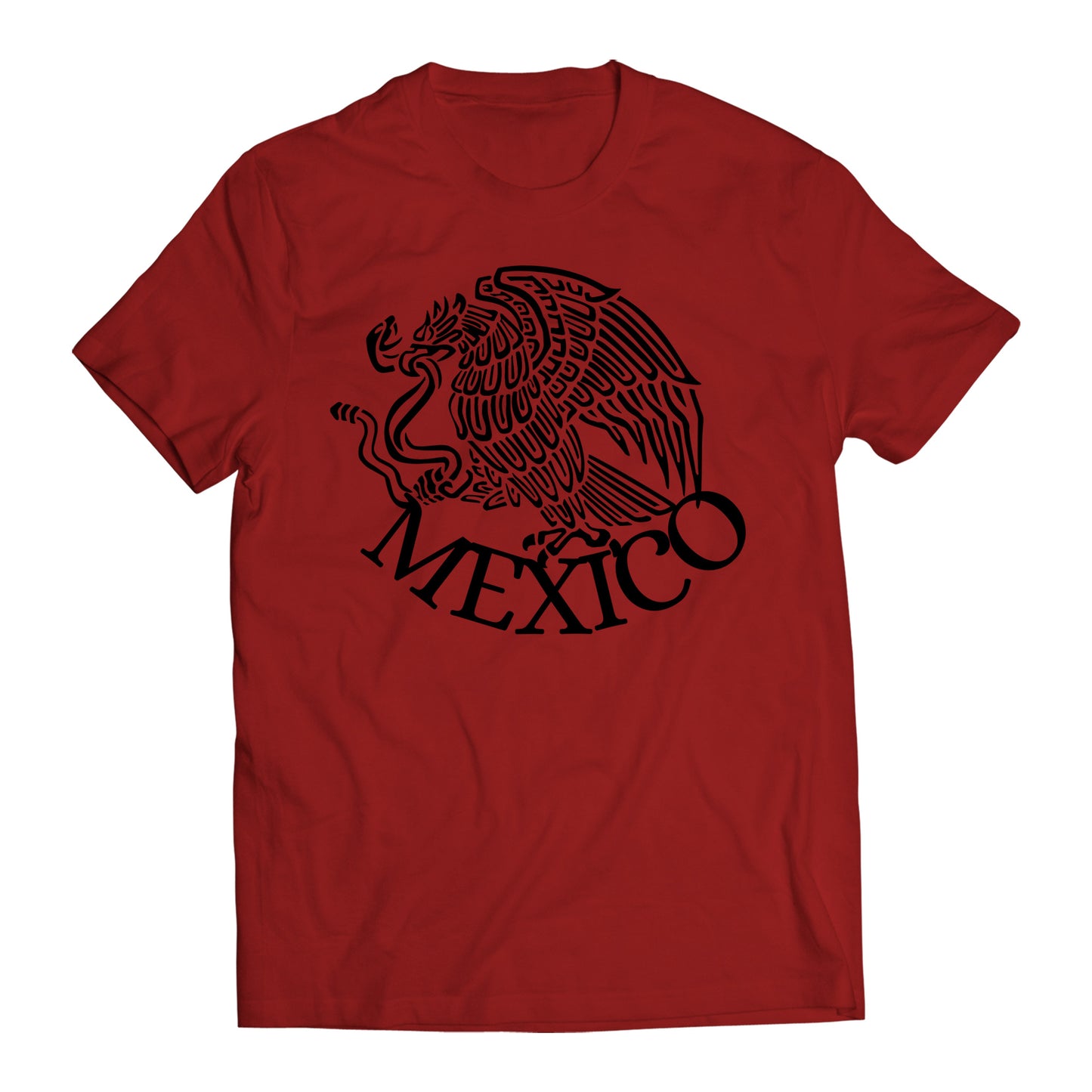Mexico Mexican Flag Eagle 2.0 Short Sleeve T-Shirt- Playera Patriota De Mexico