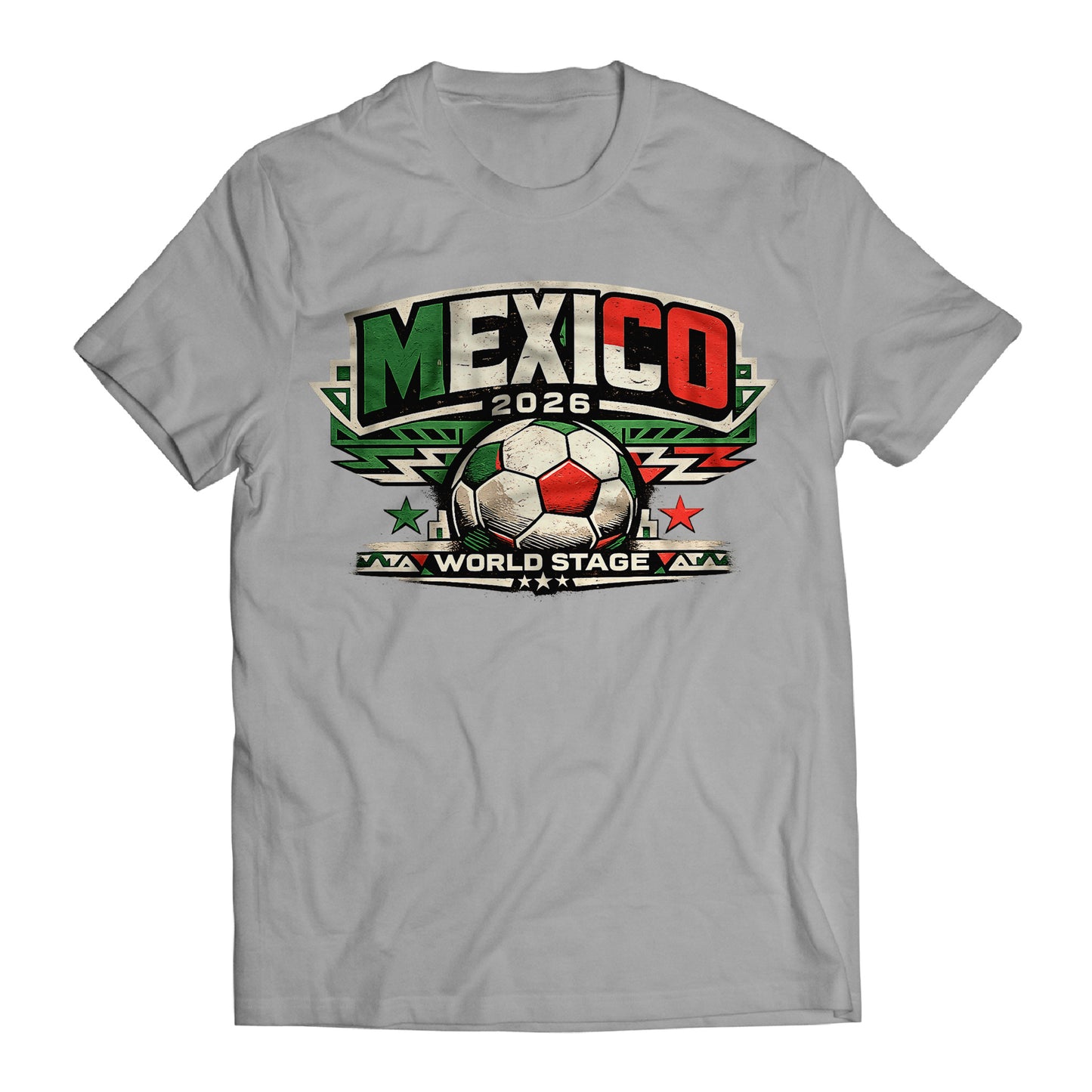 Mexico 2026 World Stage Soccer Shirt Retro Futbol Tee Mexican Football Fan Gift