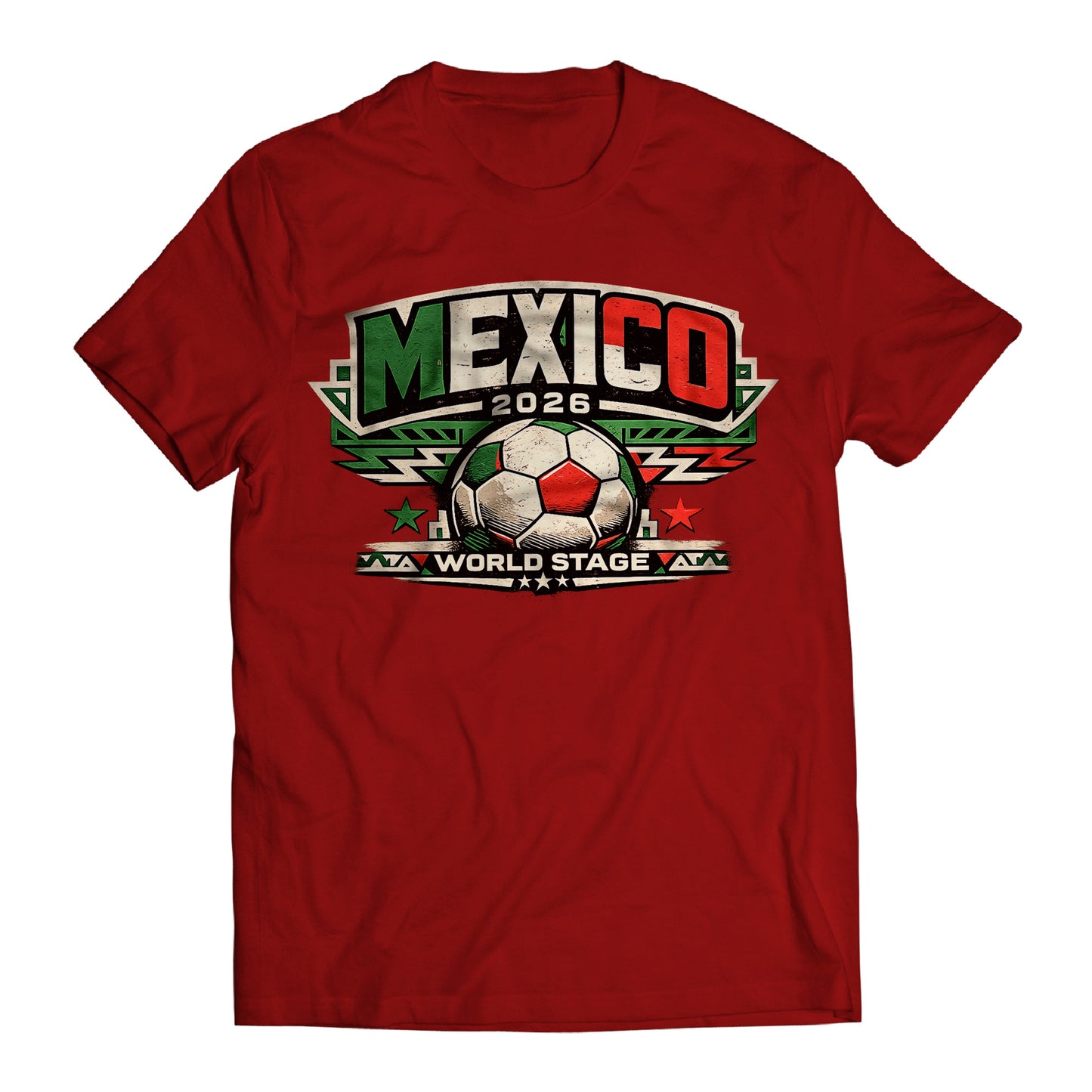 Mexico 2026 World Stage Soccer Shirt Retro Futbol Tee Mexican Football Fan Gift