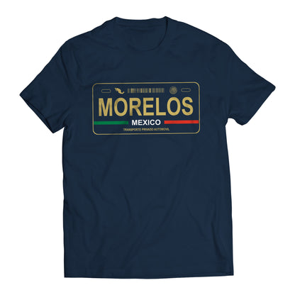 Morelos Mexico License Plate T-Shirt - Playera Mexicana con Placa de Carro