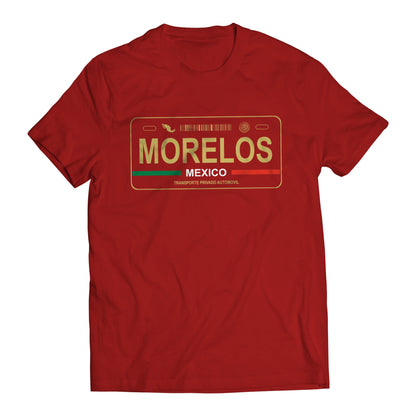 Morelos Mexico License Plate T-Shirt - Playera Mexicana con Placa de Carro
