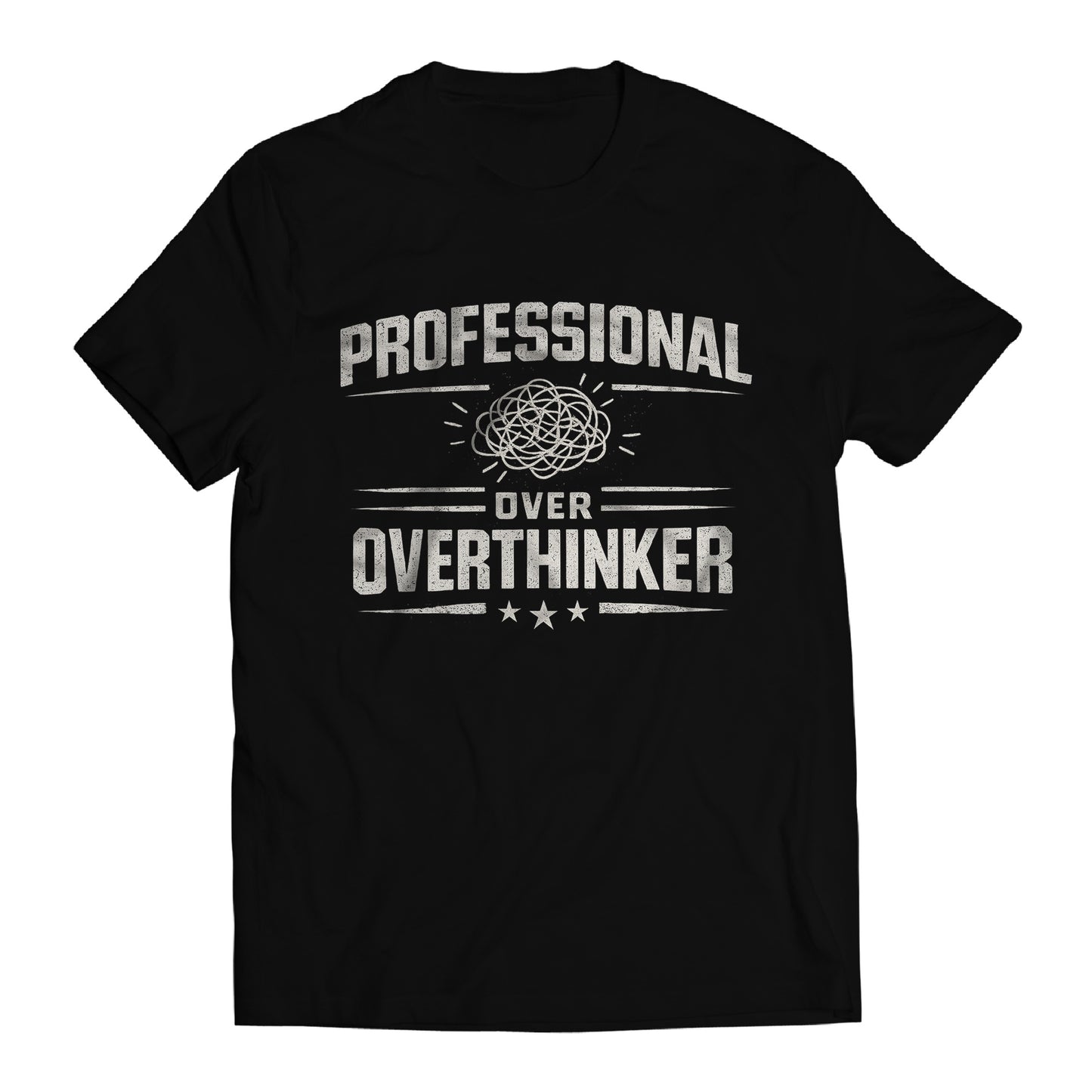 Professional Overthinker Shirt, Funny Overthinking T-Shirt, Anxiety Humor Tee, Introvert Gift, Mental Health Humor Shirt, Relatable Graphic Tee