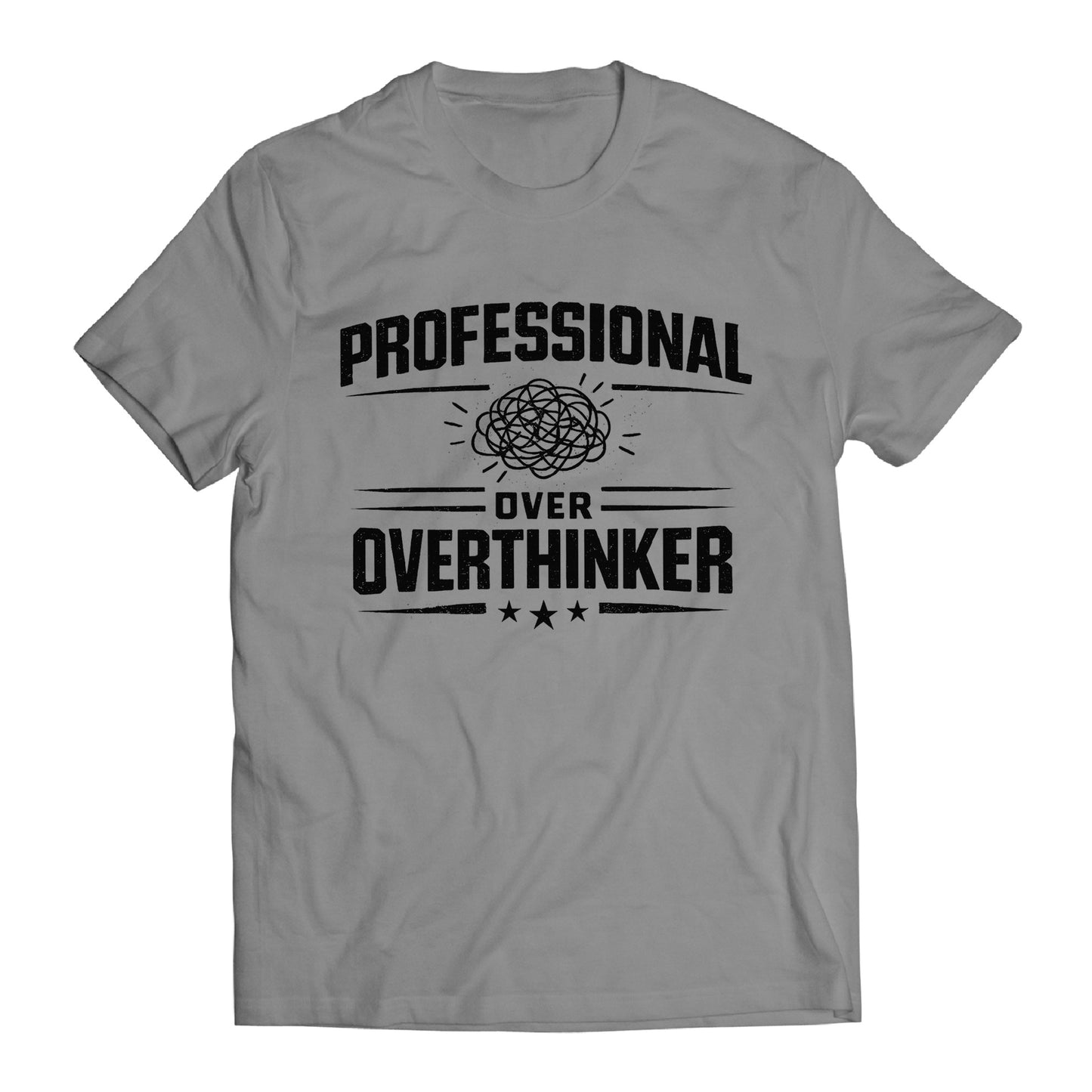 Professional Overthinker Shirt, Funny Overthinking T-Shirt, Anxiety Humor Tee, Introvert Gift, Mental Health Humor Shirt, Relatable Graphic Tee
