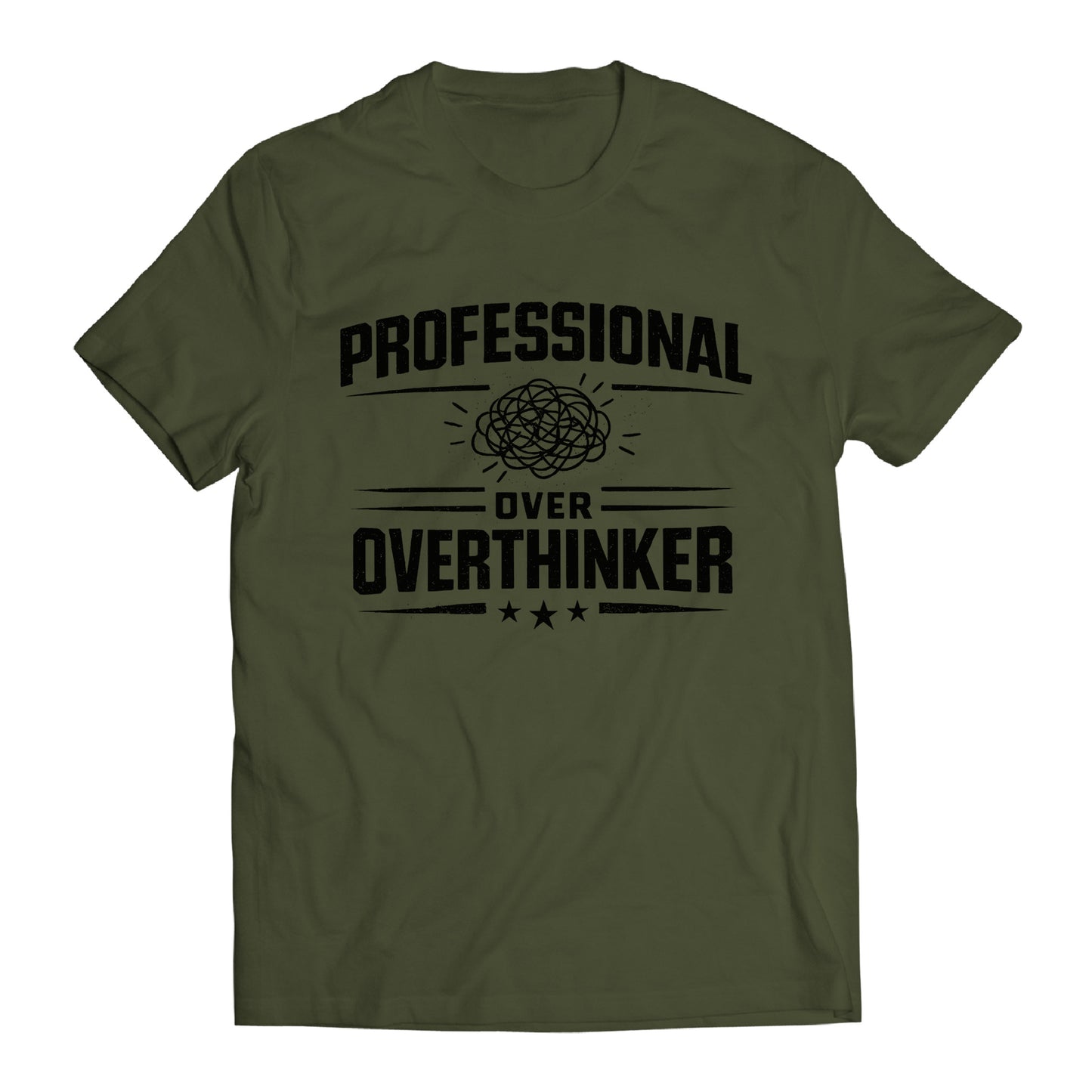 Professional Overthinker Shirt, Funny Overthinking T-Shirt, Anxiety Humor Tee, Introvert Gift, Mental Health Humor Shirt, Relatable Graphic Tee