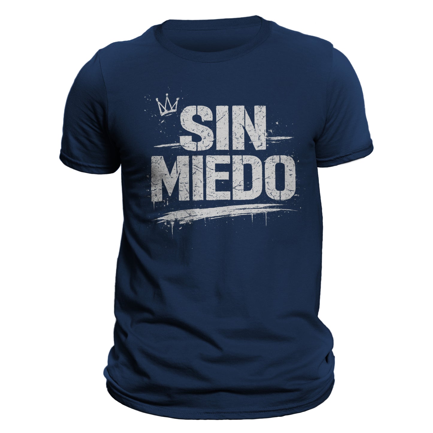 Sin Miedo T-Shirt – Fearless Spanish Graphic Tee, Mens Streetwear Shirt, Bold Typography Black Tee, Latin Pride Apparel, No Fear Shirt