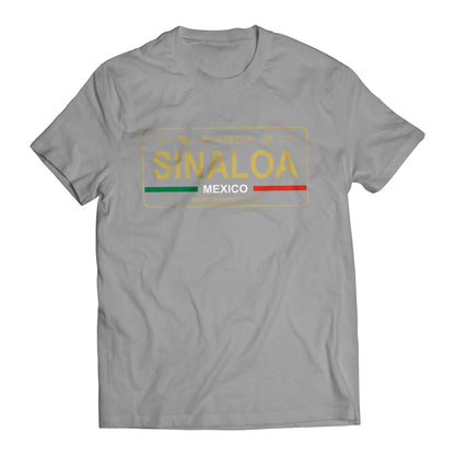 Sinaloa Mexico License Plate T-Shirt - Playera Mexicana con Placa de Carro