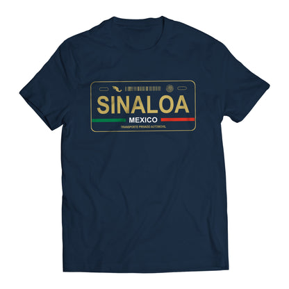 Sinaloa Mexico License Plate T-Shirt - Playera Mexicana con Placa de Carro
