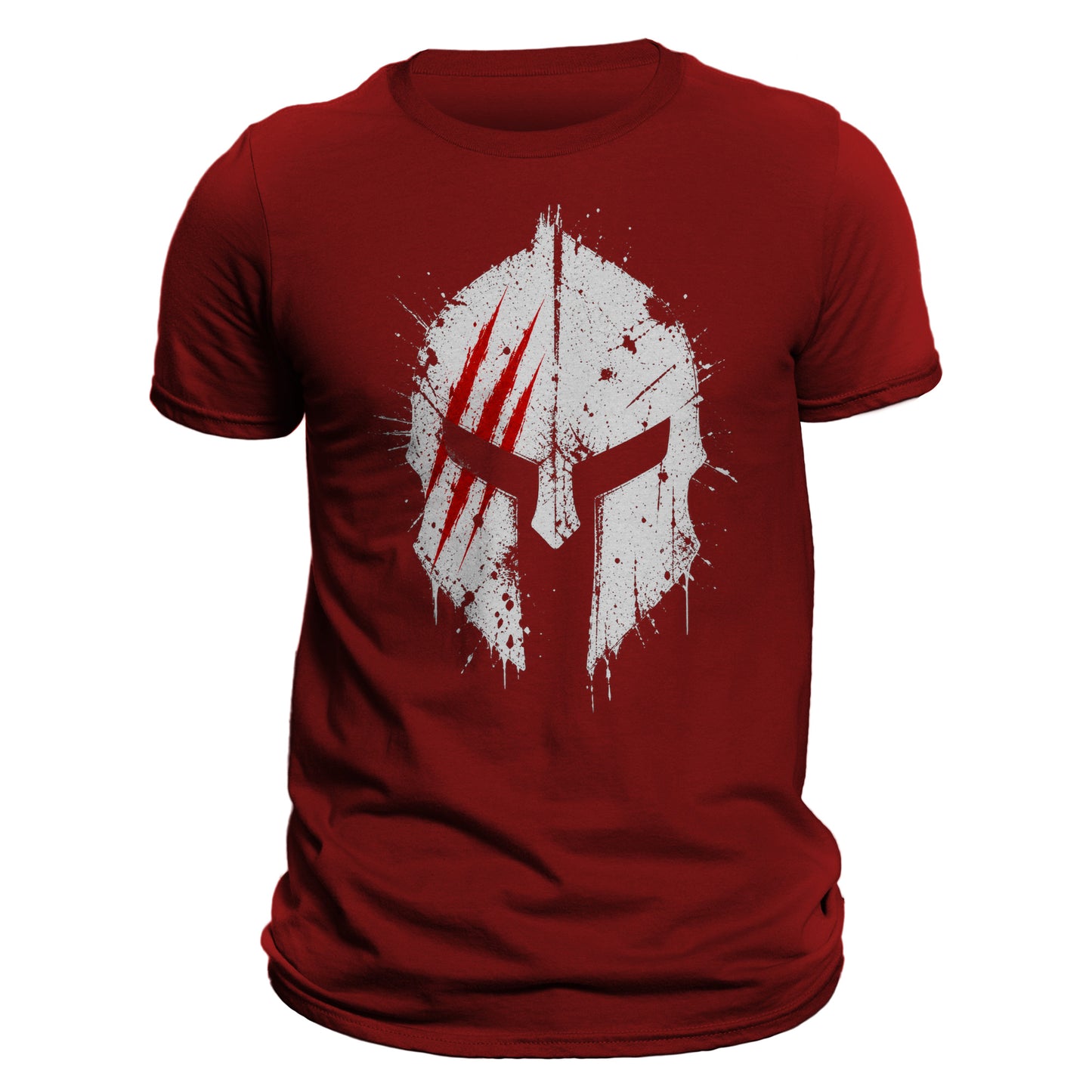 Spartan Helmet T-Shirt for Men | Warrior Graphic Tee | Gym Fitness Shirt | Strength Mindset Shirt | Tactical Style Tee