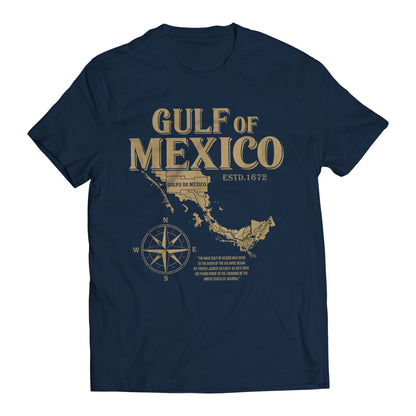 Gulf of Mexico ESTD. 1672 Golfo De México T-Shirt