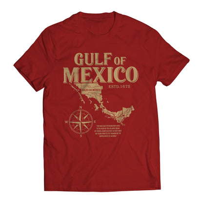 Gulf of Mexico ESTD. 1672 Golfo De México T-Shirt