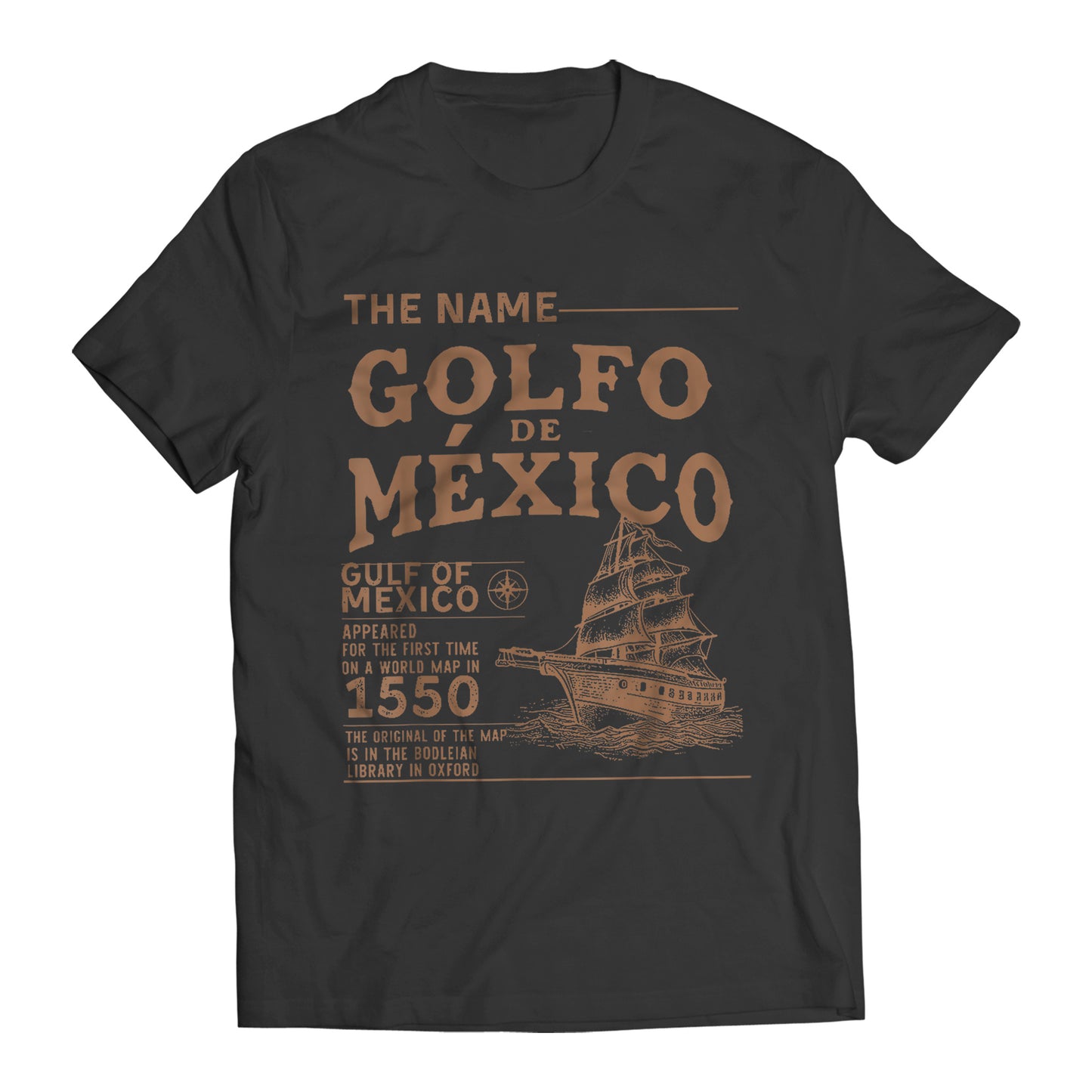 Gulf of Mexico 1550 Golfo De México T-Shirt