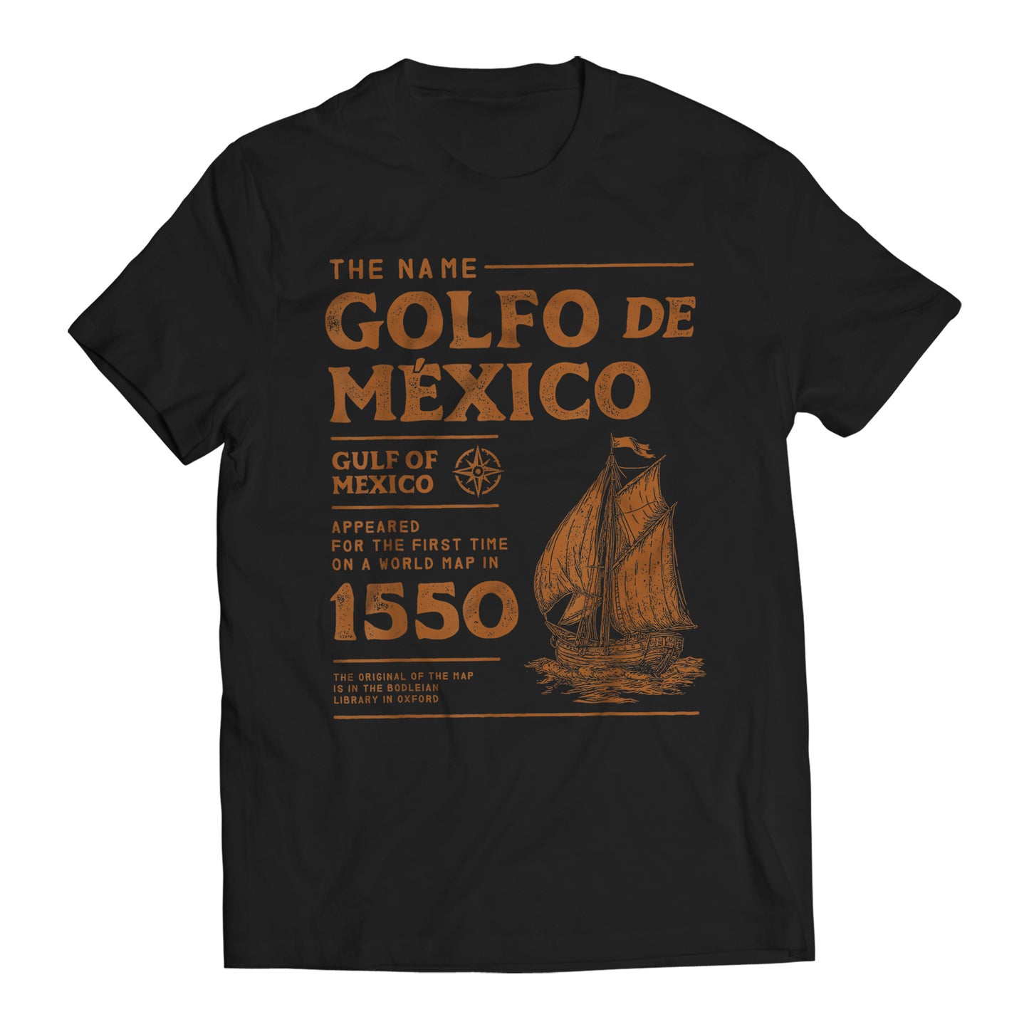 Gulf of Mexico 1550 2.0 Golfo De México T-Shirt