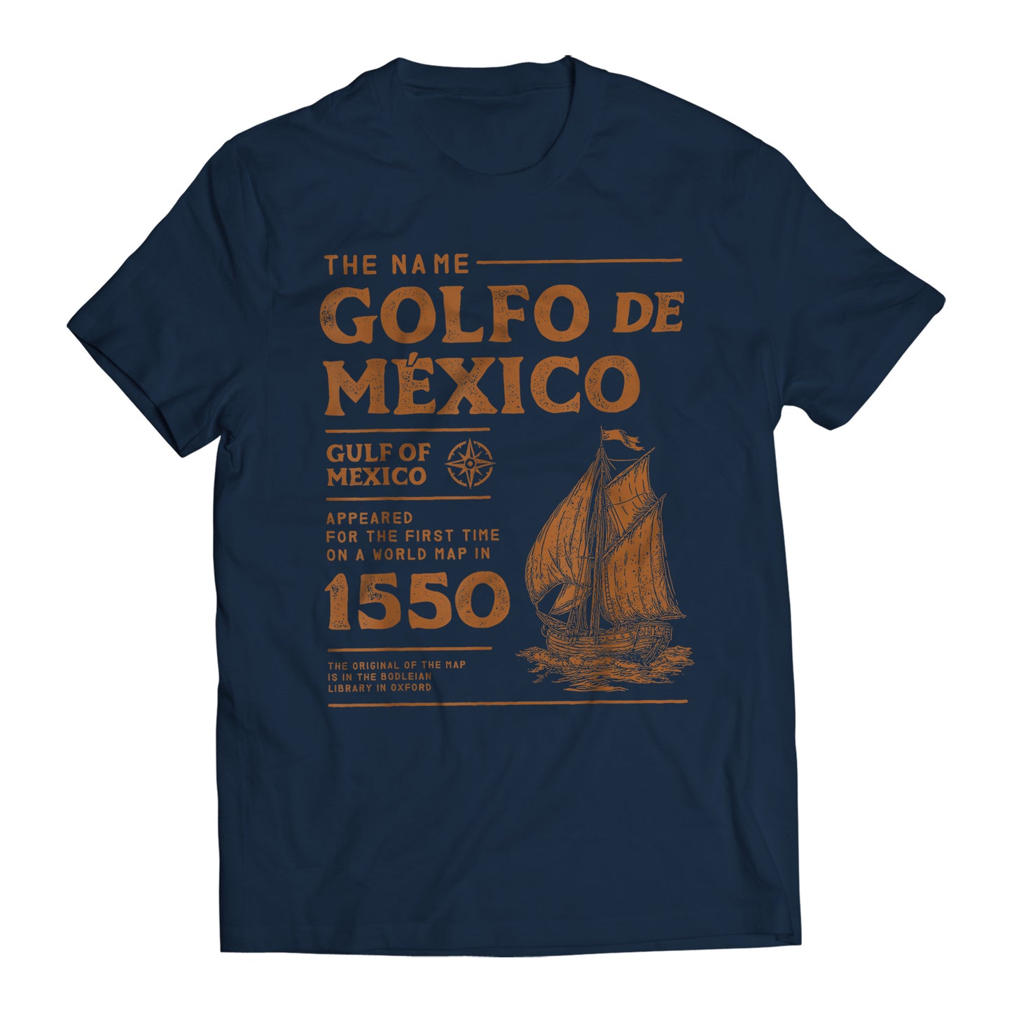 Gulf of Mexico 1550 2.0 Golfo De México T-Shirt