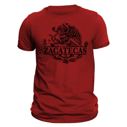 Zacatecas Mexico Eagle Emblem Mexican Flag T-Shirt