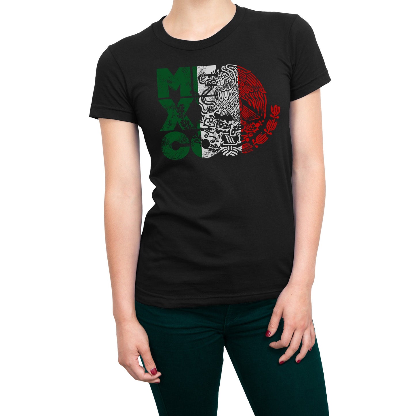 Mexico Tricolor Patriotic Mexican T-Shirt