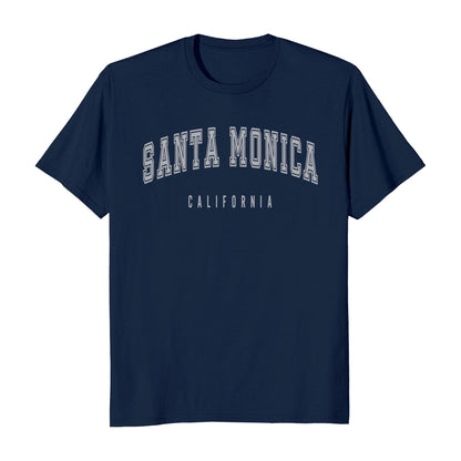 Santa Monica California Classic Short Sleeve Men's T-Shirt