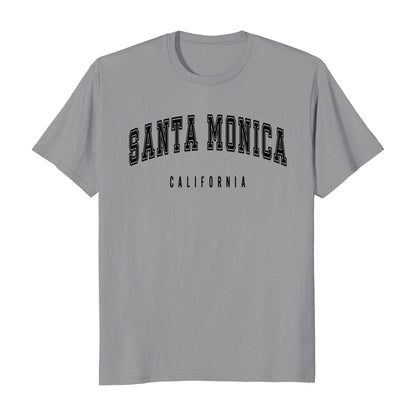 Santa Monica California Classic Short Sleeve Men's T-Shirt
