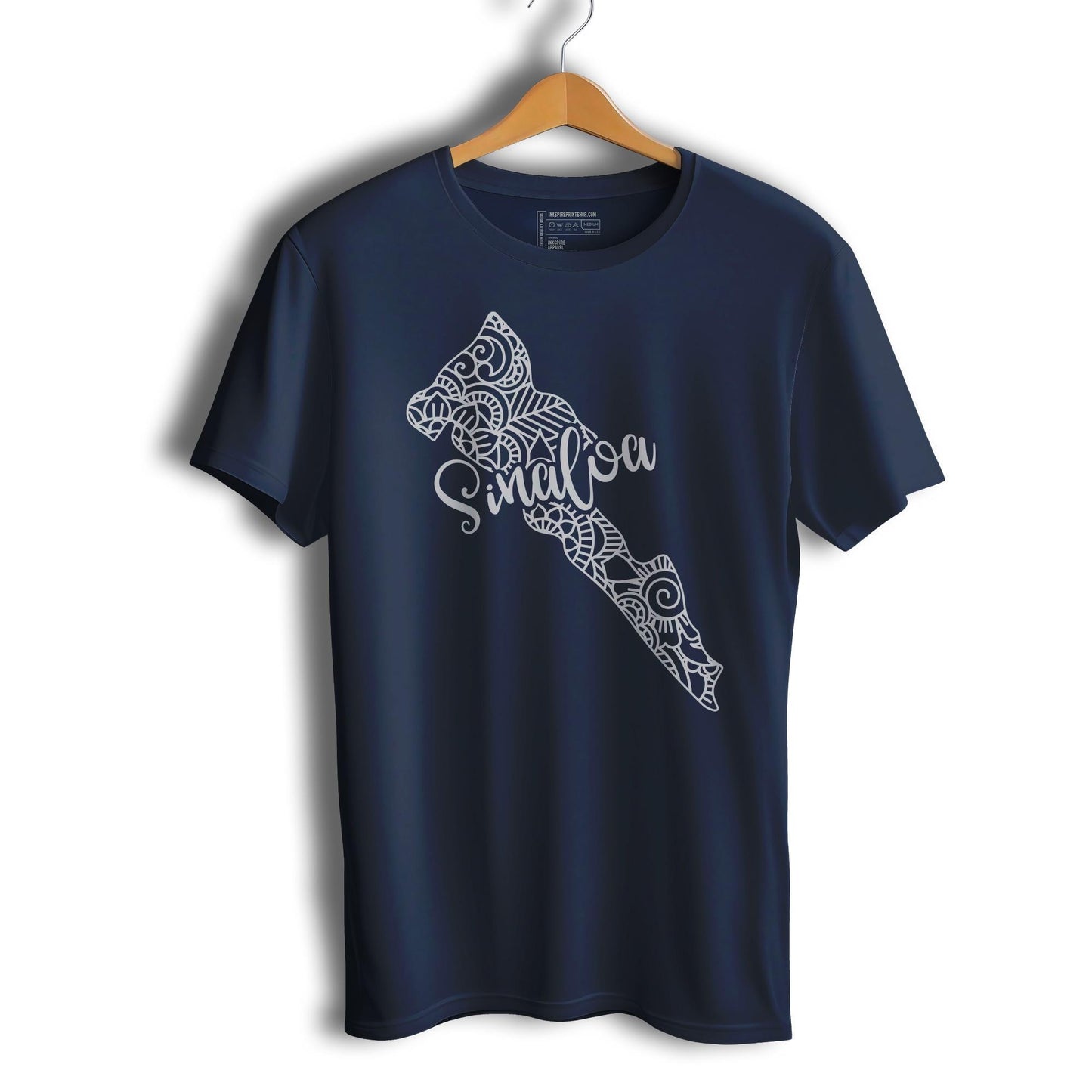 Sinaloa Mexico Patriotic Mexican Short Sleeve T-Shirt- Playera Patriota De Mexico