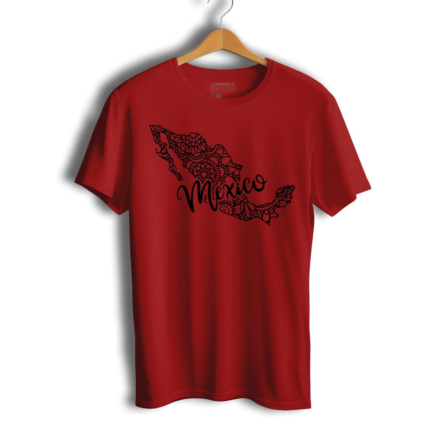 Mexico Patriotic Mexican Short Sleeve T-Shirt- Playera Patriota De Mexico