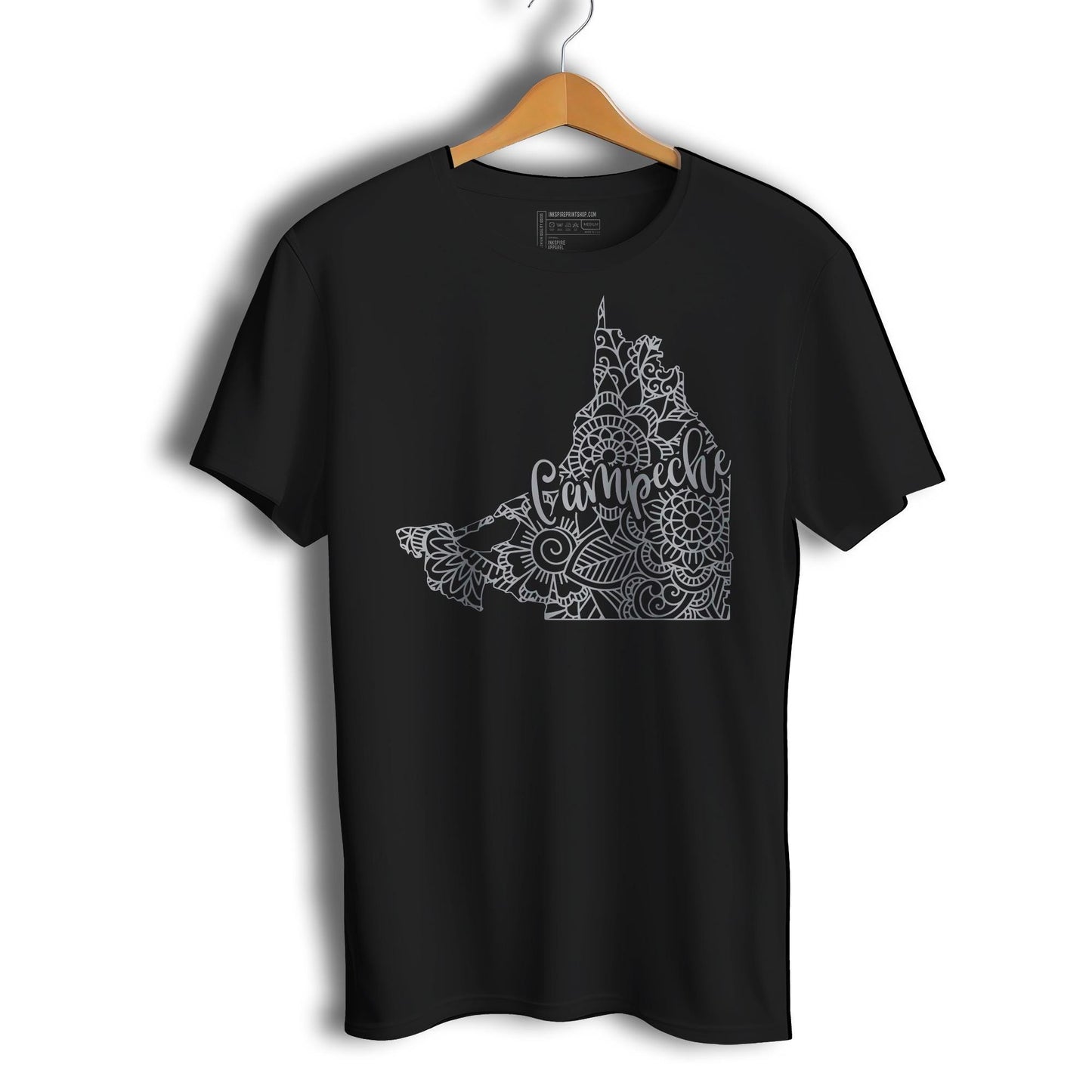 Campeche Mexico Patriotic Mexican Short Sleeve T-Shirt- Playera Patriota De Mexico