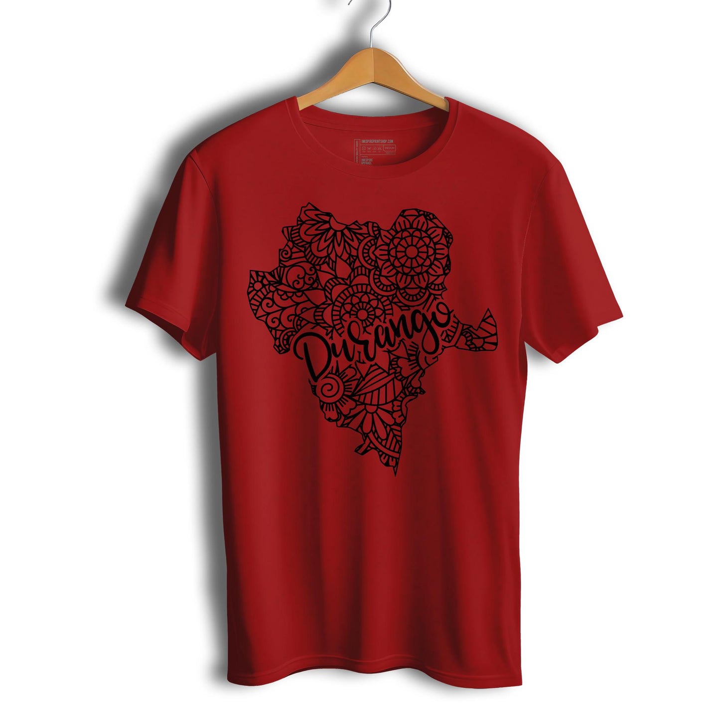 Durango Mexico Patriotic Mexican Short Sleeve T-Shirt- Playera Patriota De Mexico