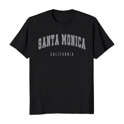 Santa Monica California Classic Short Sleeve Men's T-Shirt