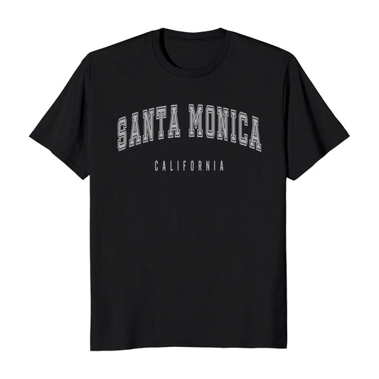Santa Monica California Classic Short Sleeve Men's T-Shirt