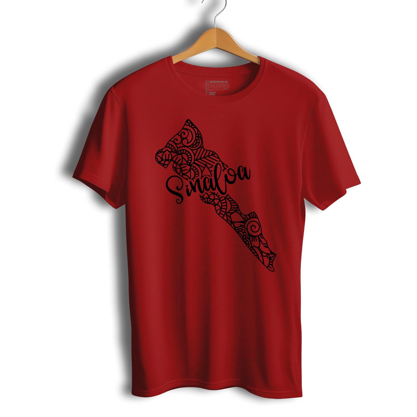 Sinaloa Mexico Patriotic Mexican Short Sleeve T-Shirt- Playera Patriota De Mexico