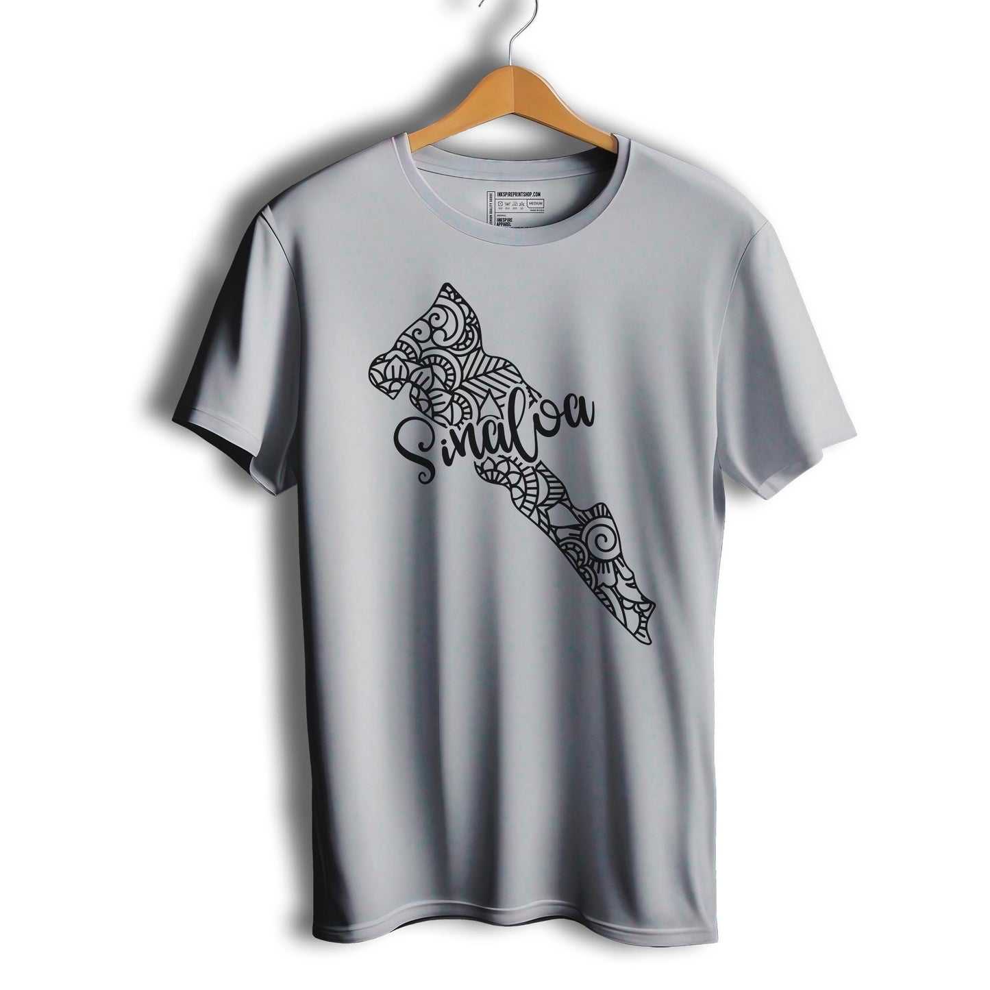 Sinaloa Mexico Patriotic Mexican Short Sleeve T-Shirt- Playera Patriota De Mexico