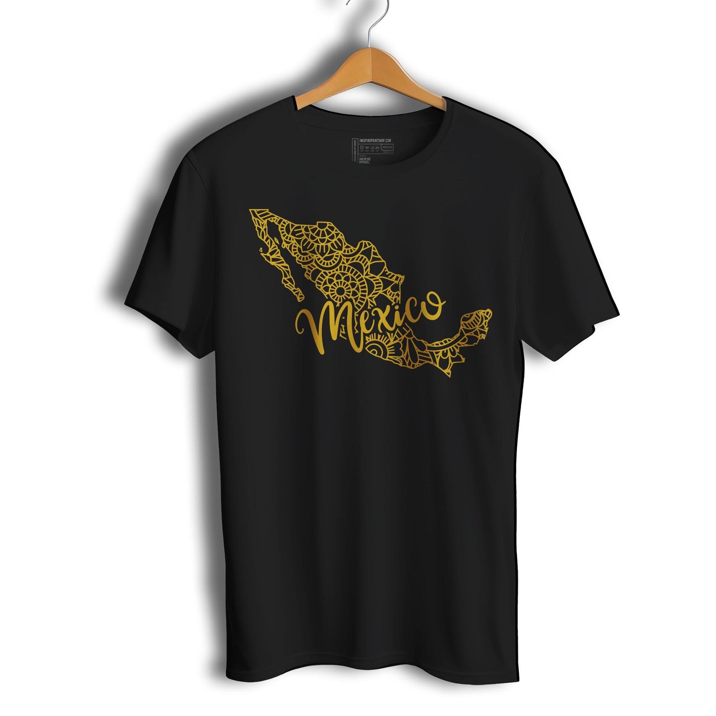 Mexico Patriotic Mexican Short Sleeve T-Shirt- Playera Patriota De Mexico