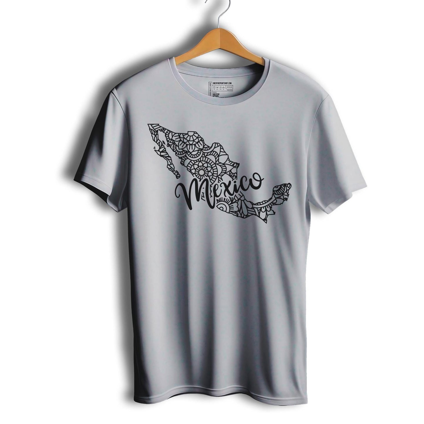 Mexico Patriotic Mexican Short Sleeve T-Shirt- Playera Patriota De Mexico