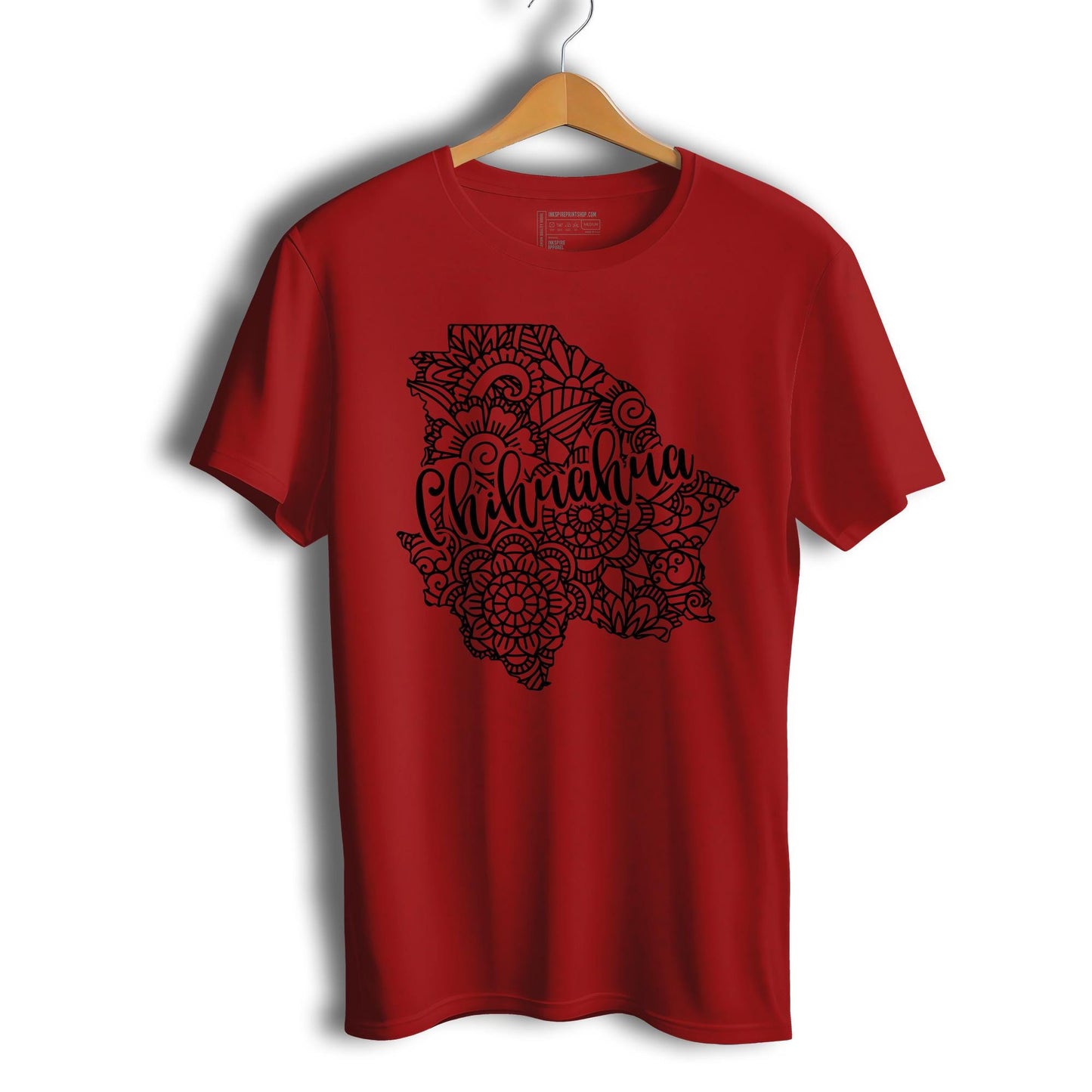 Chihuahua Mexico Patriotic Mexican Short Sleeve T-Shirt- Playera Patriota De Mexico