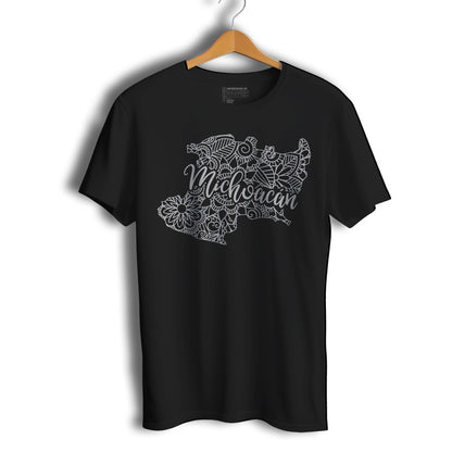 Michoacan Mexico Patriotic Mexican Short Sleeve T-Shirt- Playera Patriota De Mexico