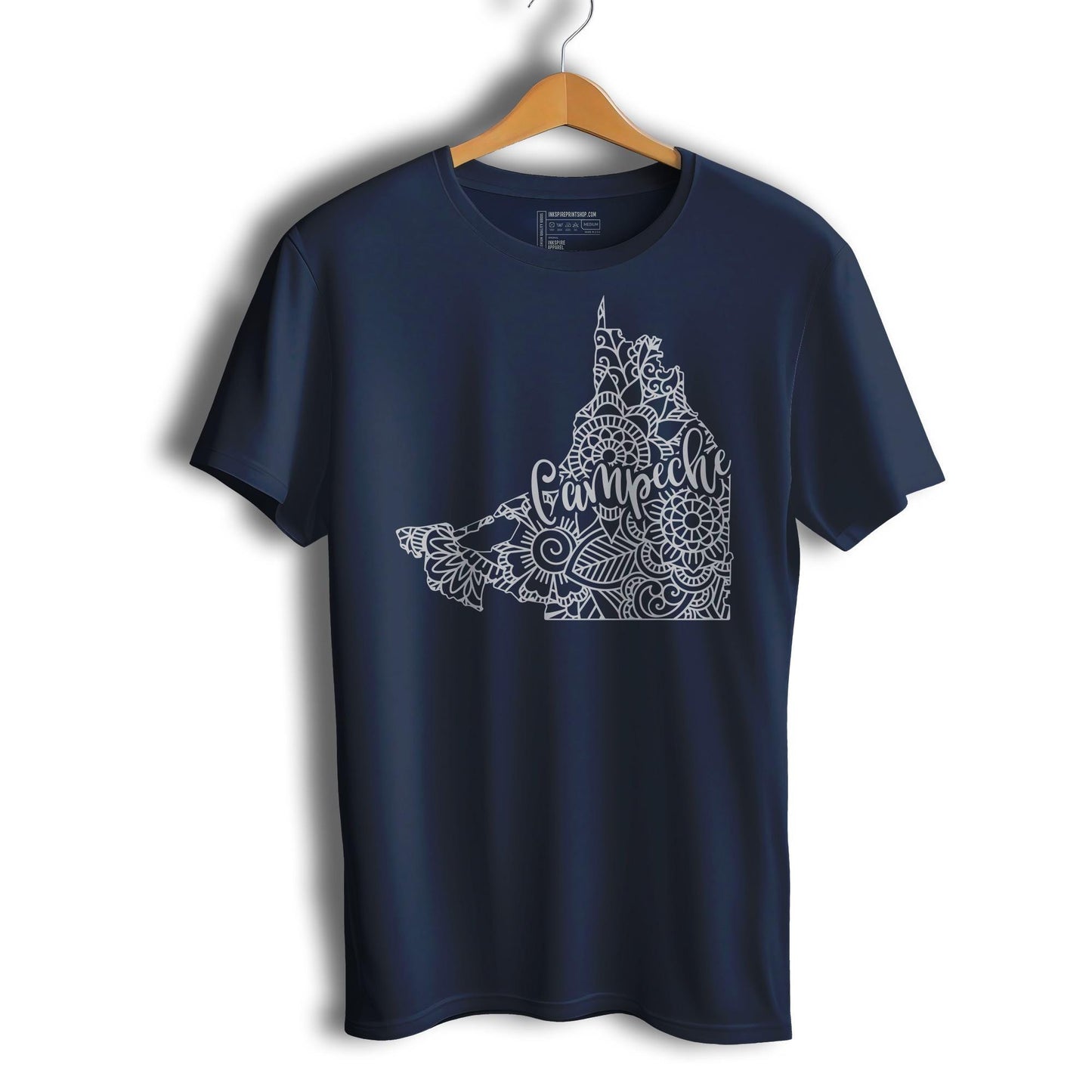 Campeche Mexico Patriotic Mexican Short Sleeve T-Shirt- Playera Patriota De Mexico