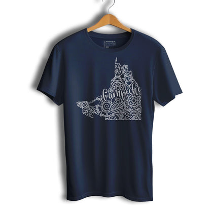 Campeche Mexico Patriotic Mexican Short Sleeve T-Shirt- Playera Patriota De Mexico