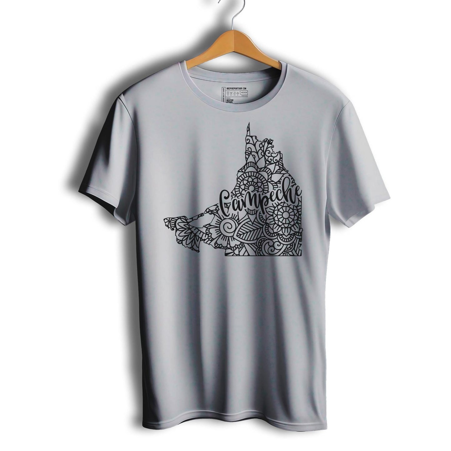 Campeche Mexico Patriotic Mexican Short Sleeve T-Shirt- Playera Patriota De Mexico