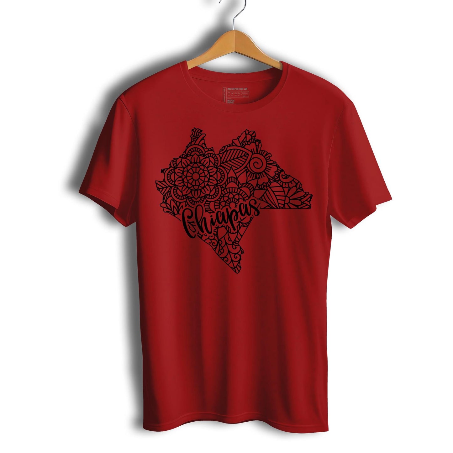 Chiapas Mexico Patriotic Mexican Short Sleeve T-Shirt- Playera Patriota De Mexico